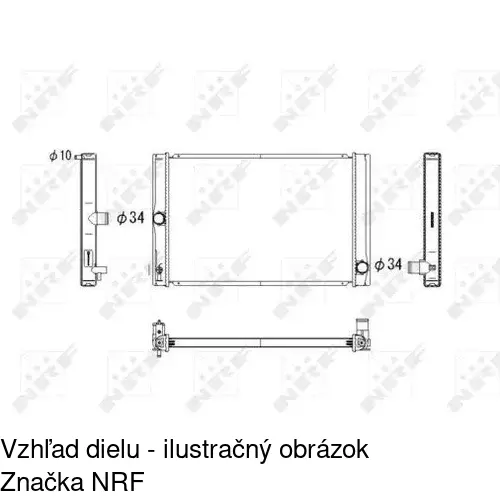 Chladiče vody POLCAR 811608-3