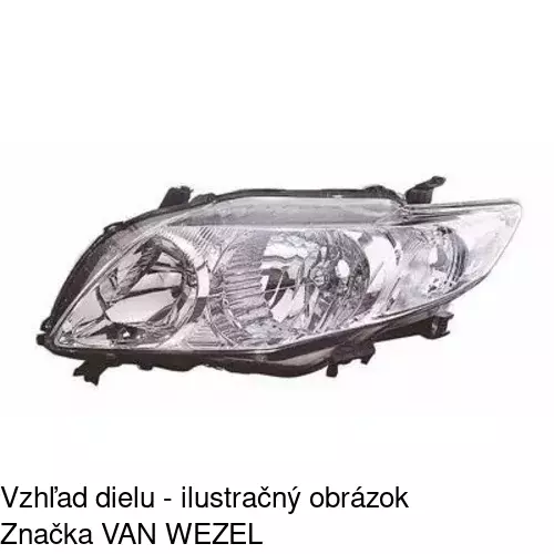 Hlavný reflektor POLCAR 811709-E - obr. 4