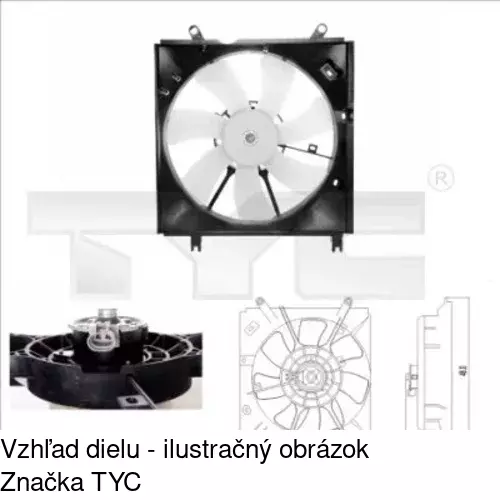 Ventilátory chladičov POLCAR 814623W3