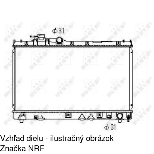 Chladiče vody POLCAR 8156081K - obr. 1