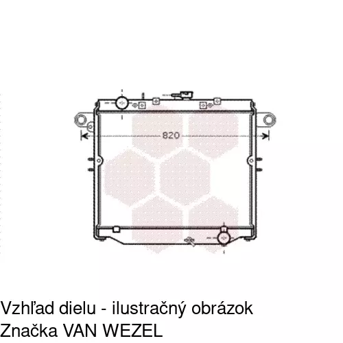 Chladiče vody POLCAR 817708-6