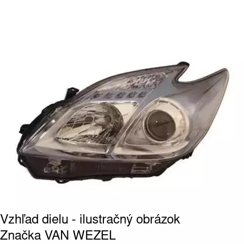 Hlavný reflektor POLCAR 81H109-E - obr. 2