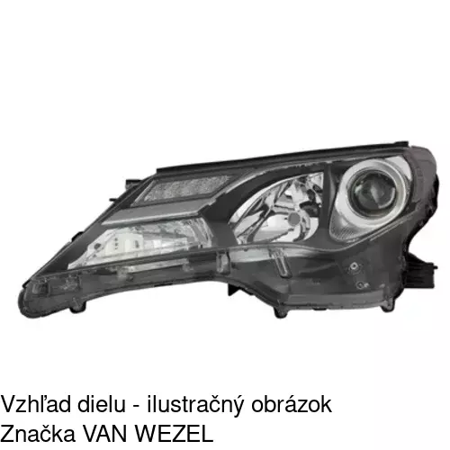 Hlavný reflektor POLCAR 81X2091E - obr. 2