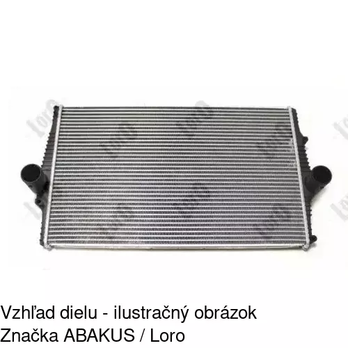 Chladiče vzduchu (Intercoolery) POLCAR 9080J8-1 - obr. 2