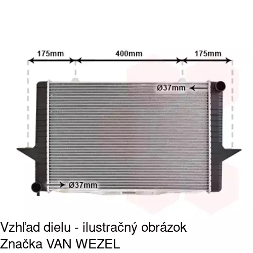 Chladiče vody POLCAR 908508-1 - obr. 3