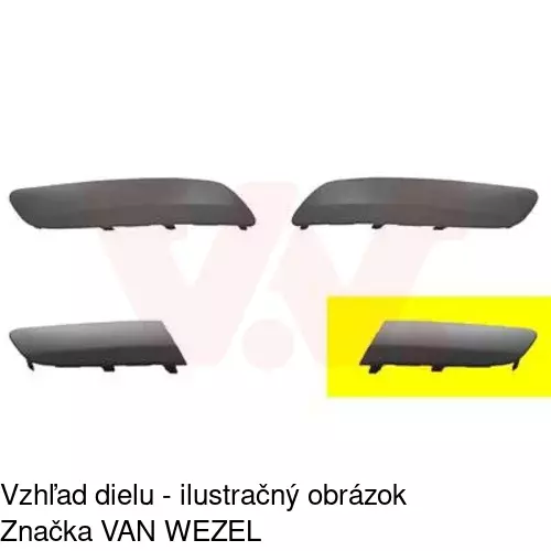 Lišta nárazníka POLCAR 95130731