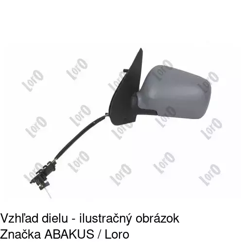 Vonkajšie zrkadlo POLCAR 9524511E - obr. 5