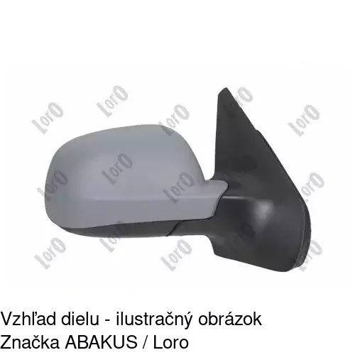 Vonkajšie zrkadlo POLCAR 9525521E