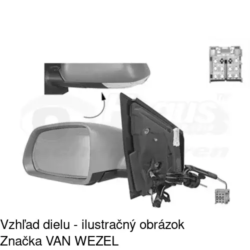 Vonkajšie zrkadlo POLCAR 9527512E - obr. 4