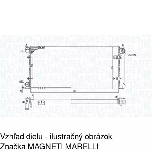 Chladiče vody POLCAR 953408-5 - obr. 1