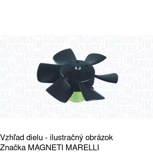 Ventilátor bez krytu / podpery POLCAR 953423U1 - obr. 1