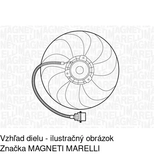 Ventilátor bez krytu / podpery POLCAR 954123U4 - obr. 4