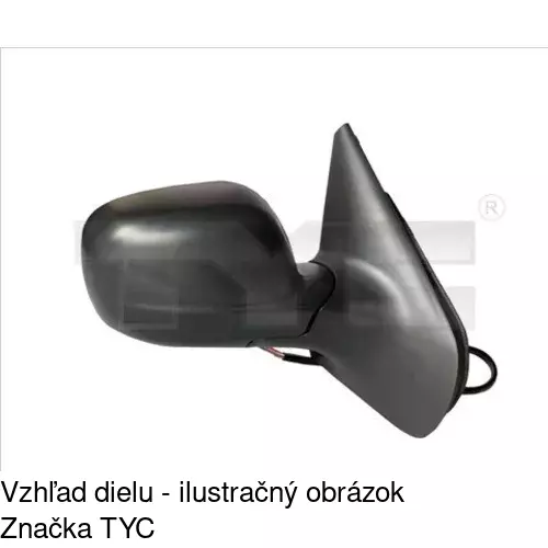 Vonkajšie zrkadlo POLCAR 95415213 - obr. 3