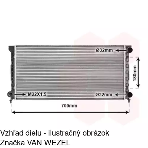 Chladiče vody POLCAR 954608A3 - obr. 5