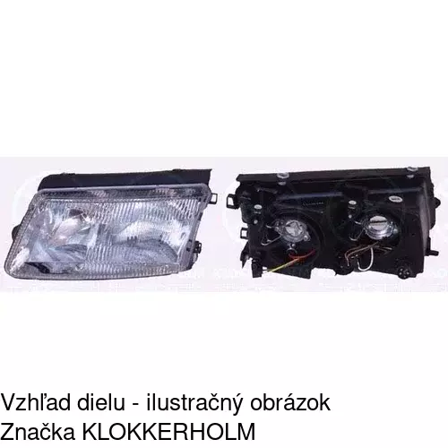 Hlavný reflektor POLCAR 9548094E - obr. 2