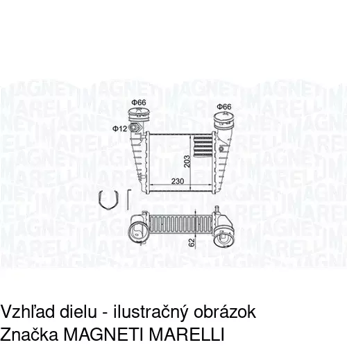 Chladiče vzduchu (Intercoolery) POLCAR 9548J8-2 - obr. 1