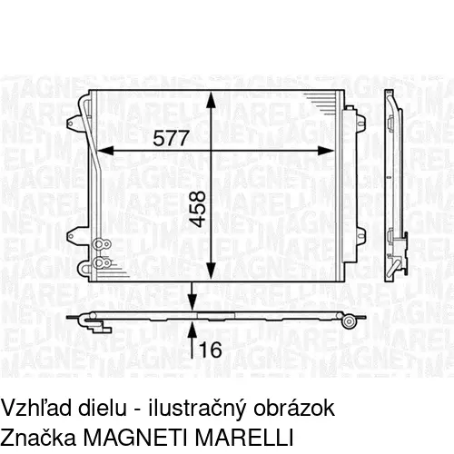 Chladiče klimatizácie POLCAR 9555K8C2S