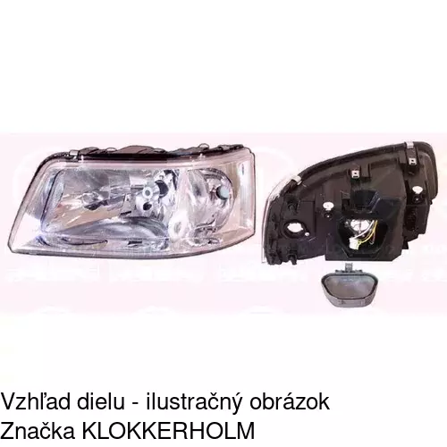 Hlavný reflektor POLCAR 956810-U - obr. 1