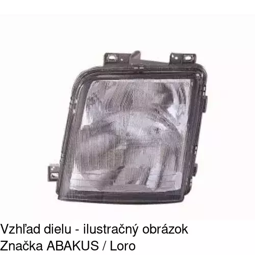 Hlavný reflektor POLCAR 9571091E - obr. 2