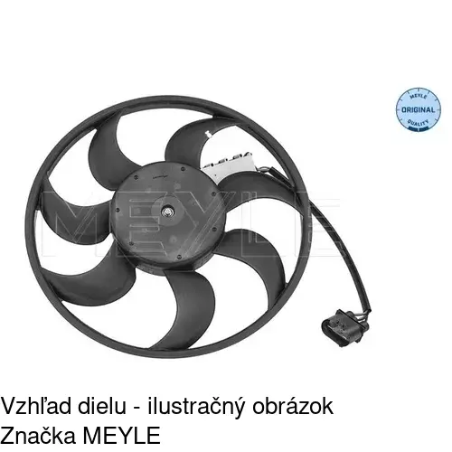 Ventilátor bez krytu / podpery POLCAR 958023U6 - obr. 2