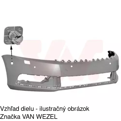 Predný nárazník 95D10712 /POLCAR/ - obr. 2