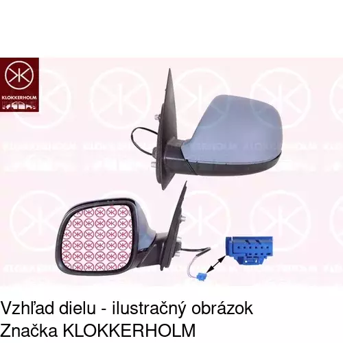 Vonkajšie zrkadlo POLCAR 95P1513M