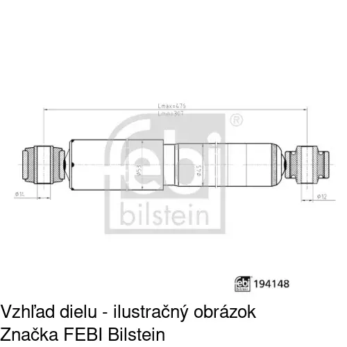 Plynový tlmič POLCAR S011480G - obr. 5