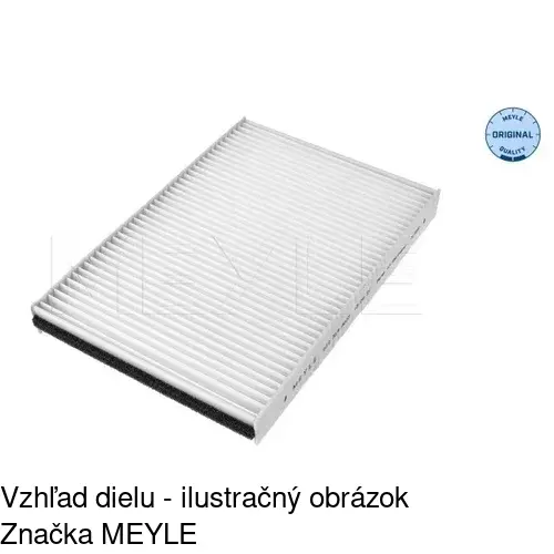 Kabínový filter s uhlíkom POLCAR S11-1010 - obr. 5