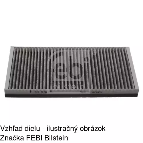 Kabínový filter s uhlíkom S11-1012 /POLCAR/ - obr. 1