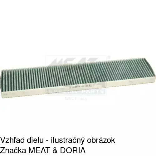 Kabínový filter s uhlíkom POLCAR S11-1013 - obr. 5