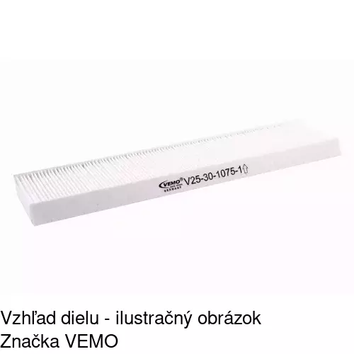 Kabínový filter s uhlíkom POLCAR S11-1021 - obr. 5