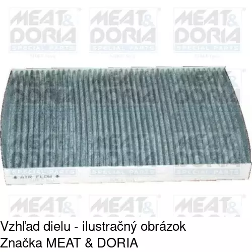 Kabínový filter s uhlíkom POLCAR S11-1023 - obr. 1