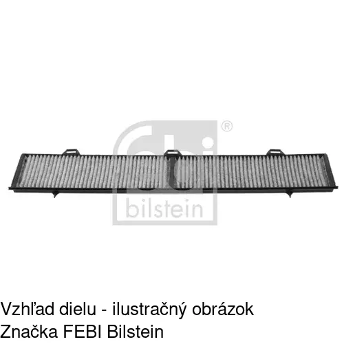 Kabínový filter s uhlíkom POLCAR S11-1024 - obr. 3