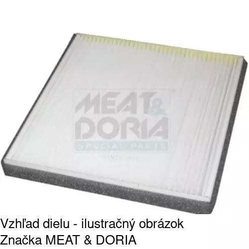 Kabínový filter s uhlíkom POLCAR S11-1055 - obr. 3