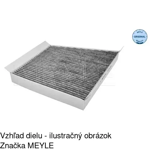 Kabínový filter s uhlíkom POLCAR S11-1080 - obr. 3