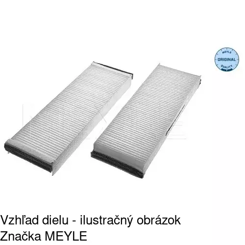 Kabínový filter s uhlíkom POLCAR S11-1088 - obr. 2