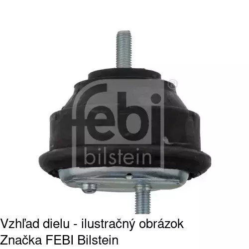 Silentblok motora POLCAR S2220004