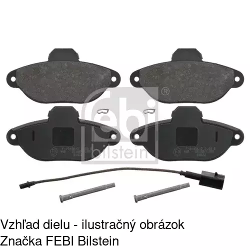 Brzdové dosky POLCAR S70-0007 - obr. 5