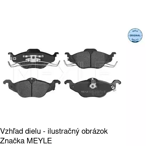 Brzdové dosky POLCAR S70-0021 - obr. 3