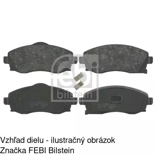 Brzdové dosky POLCAR S70-0031