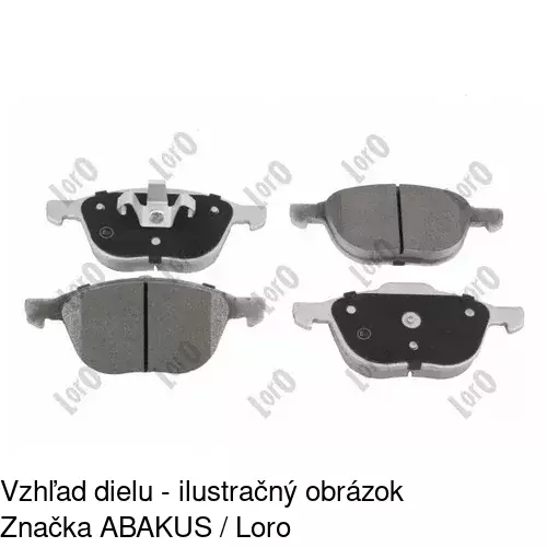 Brzdové dosky POLCAR S70-0095 - obr. 3