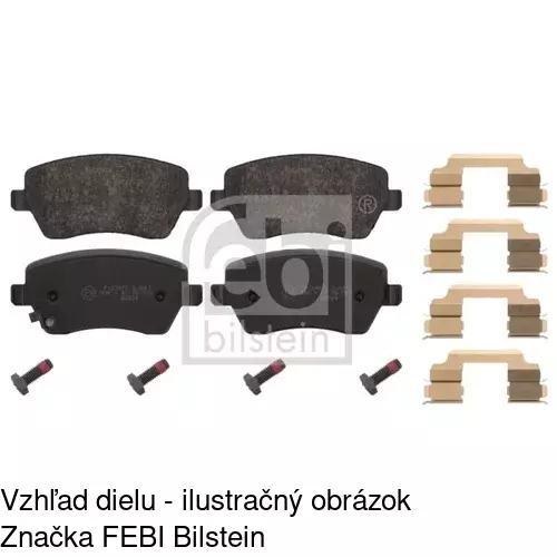 Brzdové dosky POLCAR S70-0098 - obr. 4