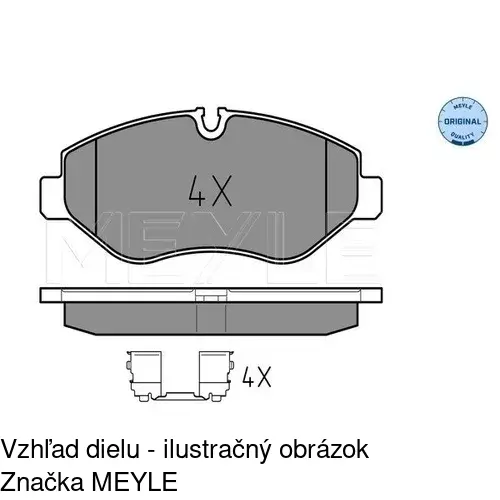 Brzdové dosky POLCAR S70-0178 - obr. 3