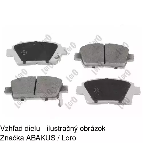 Brzdové dosky POLCAR S70-0210 - obr. 5