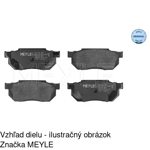 Brzdové dosky POLCAR S70-0211 - obr. 4