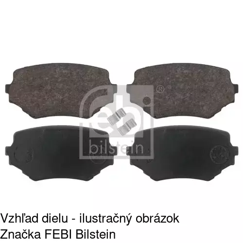 Brzdové dosky POLCAR S70-0231 - obr. 1