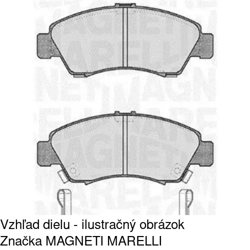 Brzdové dosky POLCAR S70-0232 - obr. 1