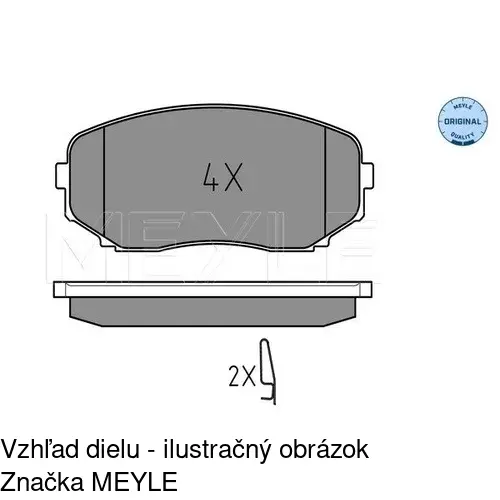 Brzdové dosky POLCAR S70-0265 - obr. 3