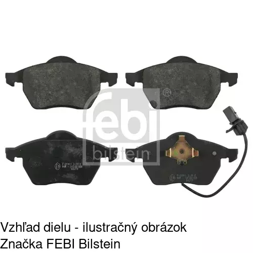 Brzdové dosky POLCAR S70-0271