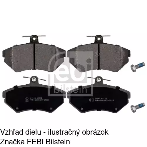 Brzdové dosky POLCAR S70-0271 - obr. 2